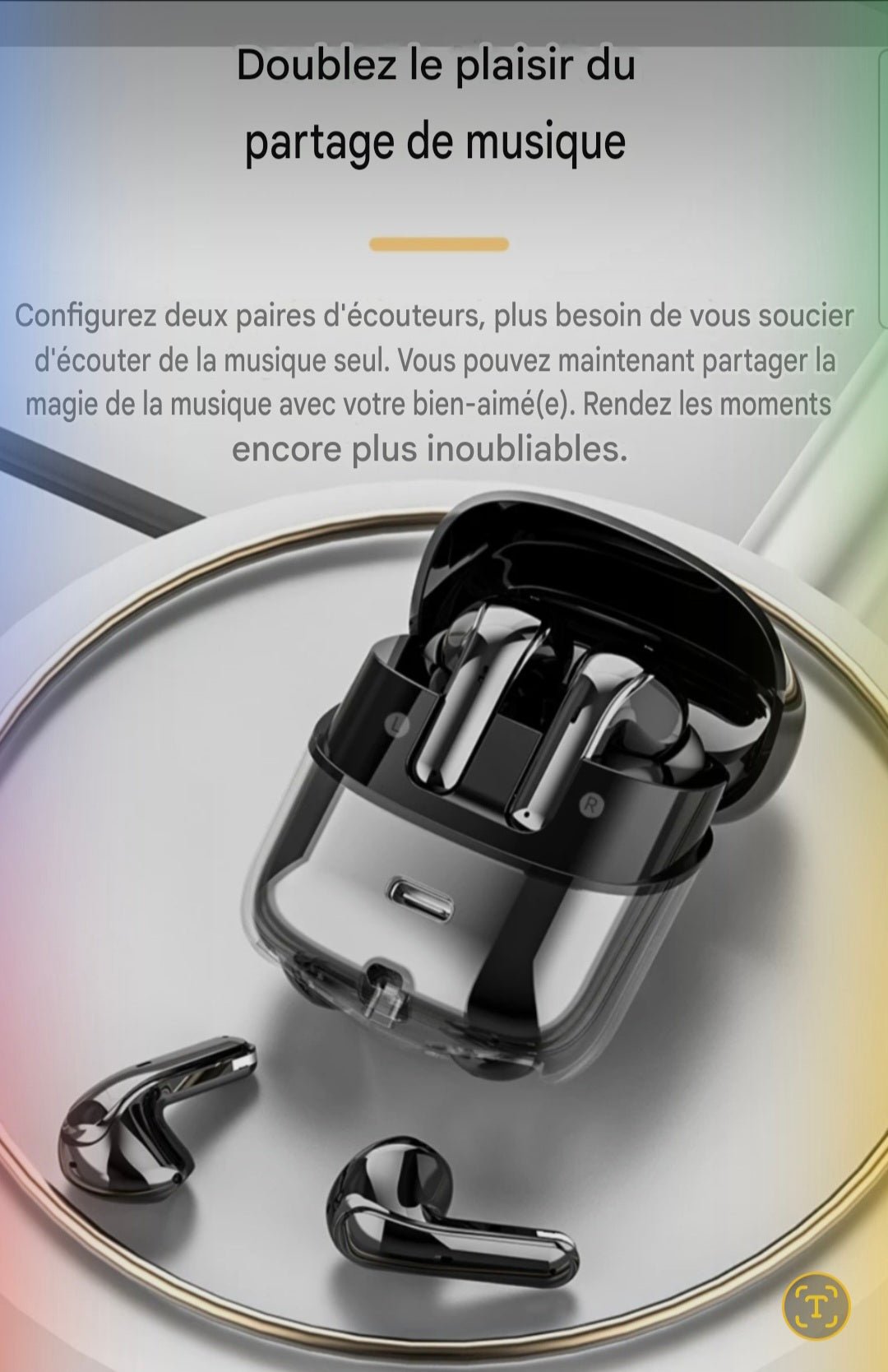 AirPods 4 écouteurs Livie Stone 